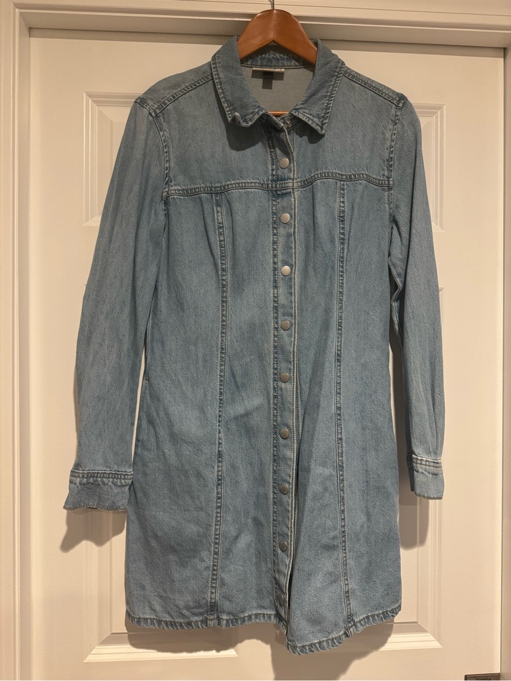 Universal thread Light Blue Denim Longline dress